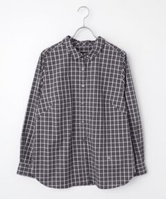 greennout / グリーンノート シャツ・ブラウス | ポプリンタータンチェックブラウス