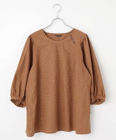 greennout / グリーンノート シャツ・ブラウス | リネンチェックブラウス