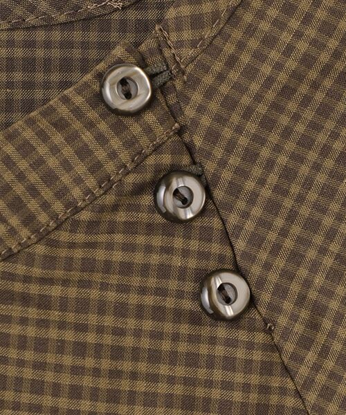 greennout / グリーンノート シャツ・ブラウス | リネンチェックブラウス | 詳細7
