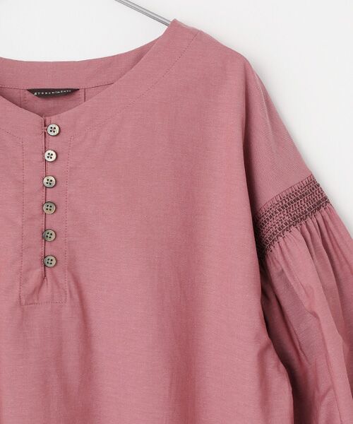 greennout / グリーンノート チュニック | リネンシャンブレーチュニック | 詳細2