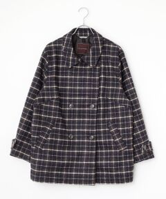 greennout / グリーンノート ピーコート | チェックコート