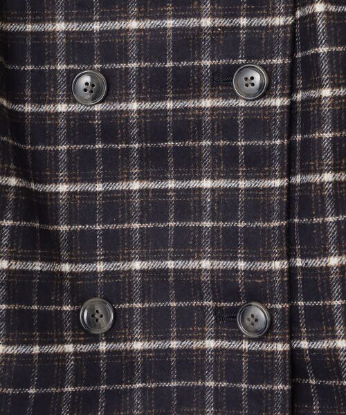 greennout / グリーンノート ピーコート | チェックコート | 詳細1