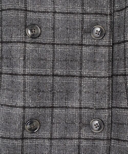 greennout / グリーンノート ピーコート | チェックコート | 詳細6