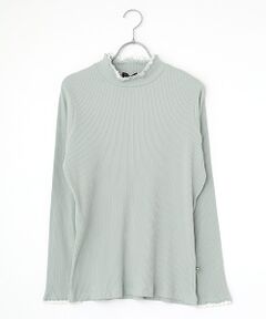 テレコハイネックカットソー