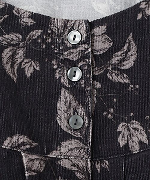 greennout / グリーンノート シャツ・ブラウス | コーデュロイ フラワープリントブラウス | 詳細6