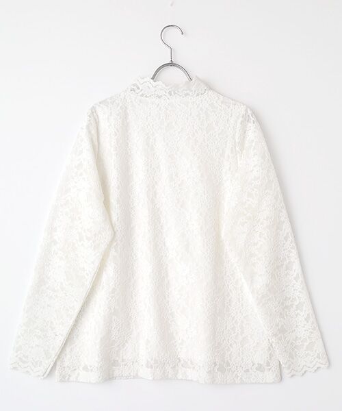 greennout / グリーンノート カットソー | レースハイネックカットソー | 詳細1