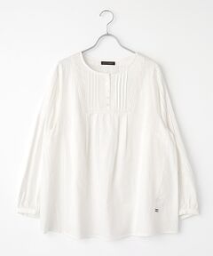 greennout / グリーンノート シャツ・ブラウス | ピンタックブラウス