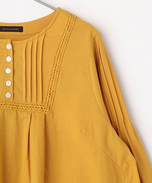 greennout / グリーンノート シャツ・ブラウス | ピンタックブラウス | 詳細2