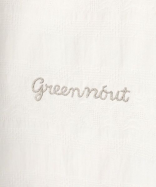 greennout / グリーンノート シャツ・ブラウス | コットンジャガードブラウス | 詳細6