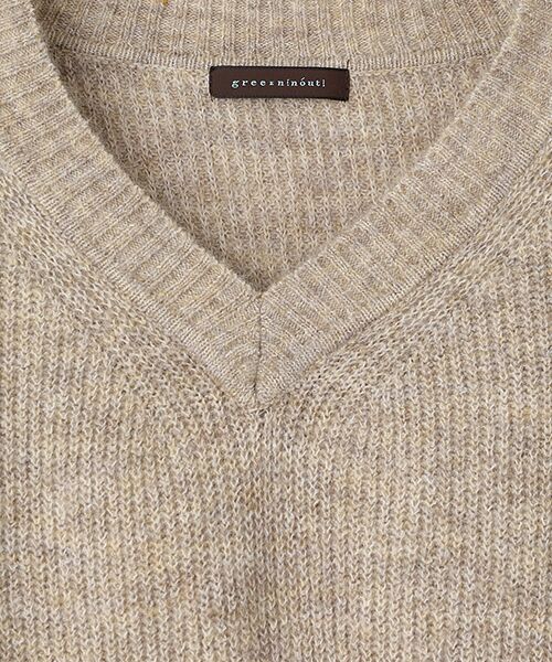 greennout / グリーンノート ニット・セーター | Vネックニットチュニック | 詳細5