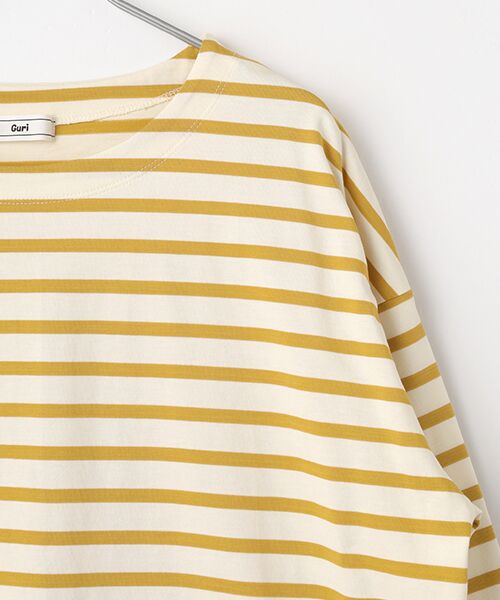 greennout / グリーンノート カットソー | Guri ボーダーカットソー | 詳細2