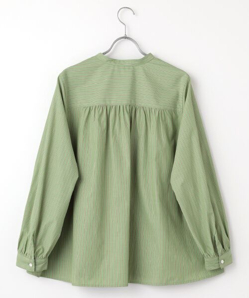 greennout / グリーンノート シャツ・ブラウス | Guri ストライプシャツ | 詳細1