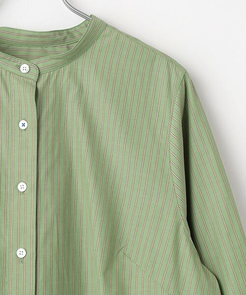greennout / グリーンノート シャツ・ブラウス | Guri ストライプシャツ | 詳細2