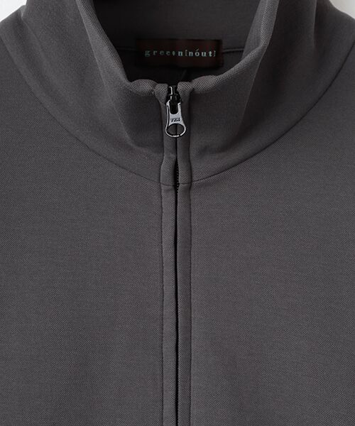 greennout / グリーンノート カーディガン・ボレロ | ハニカムダンボールジップカーディガン | 詳細5