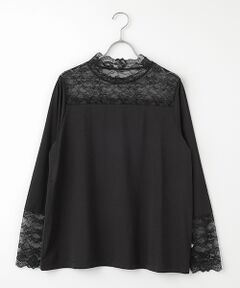 greennout / グリーンノート カットソー | レースカットソー