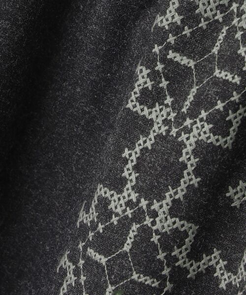 greennout / グリーンノート ロング・マキシ丈スカート | ストレッチ起毛刺繍スカート | 詳細6