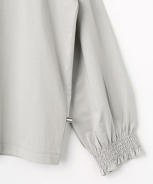 greennout / グリーンノート カットソー | シャーリングカットソー | 詳細4