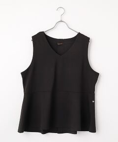 greennout / グリーンノート ベスト | ストレッチポンチペプラムベスト