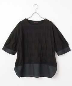 greennout / グリーンノート カットソー | ドットジャガードカットソー