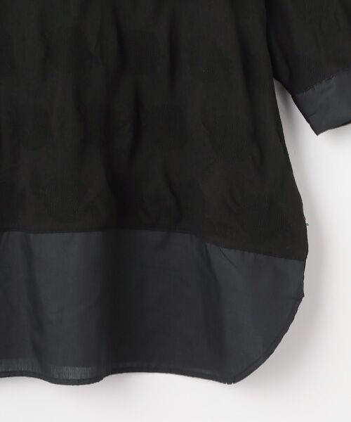 greennout / グリーンノート カットソー | ドットジャガードカットソー | 詳細4