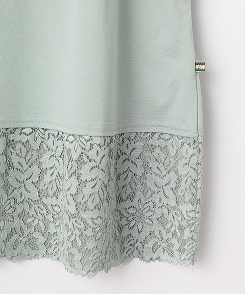 greennout / グリーンノート タンクトップ | 接触冷感　レース付きタンクトップ | 詳細3