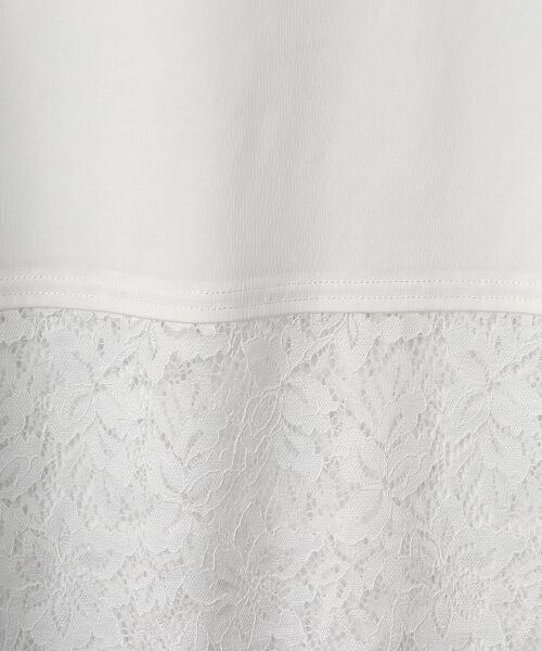 greennout / グリーンノート タンクトップ | 接触冷感　レース付きタンクトップ | 詳細6