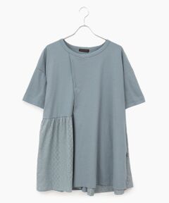 greennout / グリーンノート カットソー | 接触冷感　天竺刺繍入りチュニック