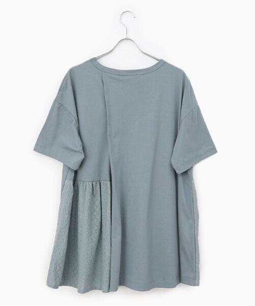 greennout / グリーンノート カットソー | 接触冷感　天竺刺繍入りチュニック | 詳細1