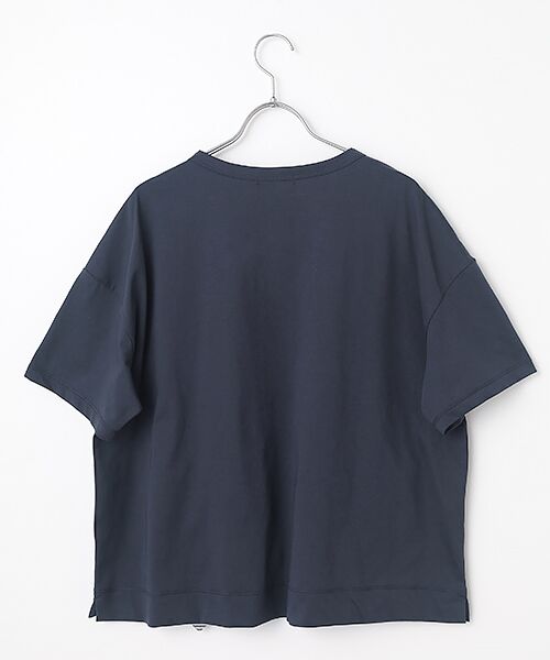 greennout / グリーンノート カットソー | 接触冷感　天竺フリルカットソー | 詳細1