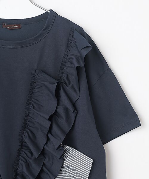 greennout / グリーンノート カットソー | 接触冷感　天竺フリルカットソー | 詳細2