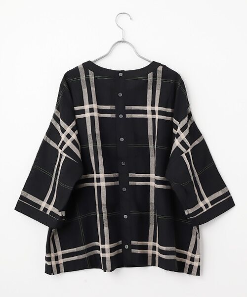 greennout / グリーンノート シャツ・ブラウス | パナマチェックブラウス | 詳細2