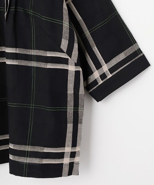 greennout / グリーンノート シャツ・ブラウス | パナマチェックブラウス | 詳細4