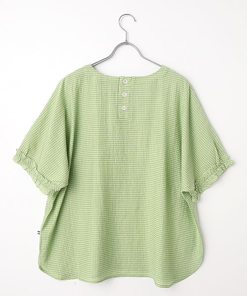 greennout / グリーンノート シャツ・ブラウス | サッカーギンガムチェックブラウス | 詳細1