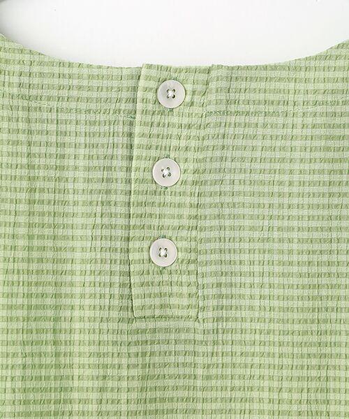 greennout / グリーンノート シャツ・ブラウス | サッカーギンガムチェックブラウス | 詳細5