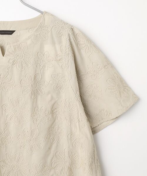 greennout / グリーンノート シャツ・ブラウス | ローン コード刺繍ブラウス | 詳細2