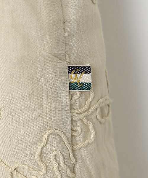 greennout / グリーンノート シャツ・ブラウス | ローン コード刺繍ブラウス | 詳細4