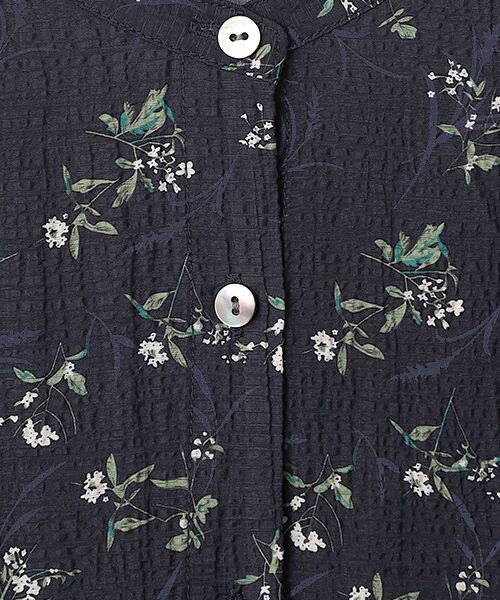 greennout / グリーンノート シャツ・ブラウス | サッカーボタニカルプリントブラウス | 詳細1