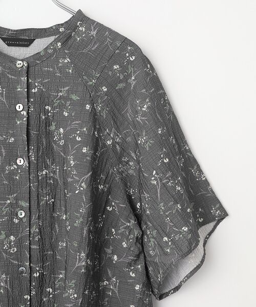 greennout / グリーンノート シャツ・ブラウス | サッカーボタニカルプリントブラウス | 詳細3