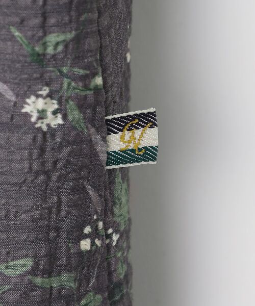 greennout / グリーンノート シャツ・ブラウス | サッカーボタニカルプリントブラウス | 詳細5