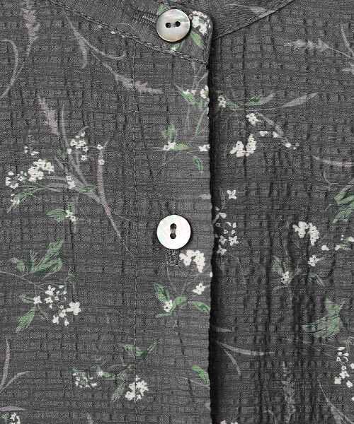 greennout / グリーンノート シャツ・ブラウス | サッカーボタニカルプリントブラウス | 詳細6