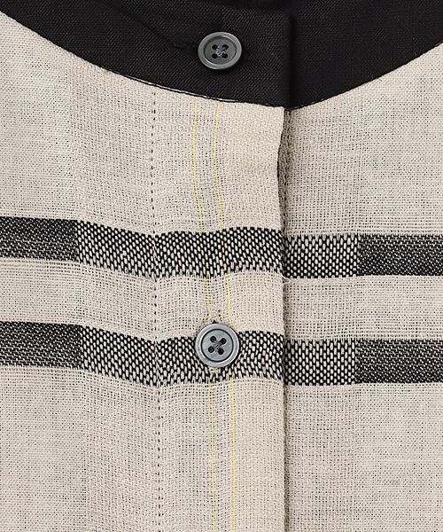 greennout / グリーンノート ロング・マキシ丈ワンピース | パナマチェックワンピース | 詳細5