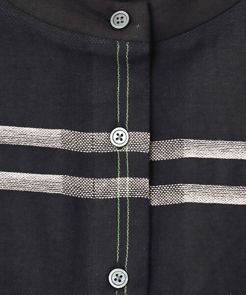 greennout / グリーンノート ロング・マキシ丈ワンピース | パナマチェックワンピース | 詳細6