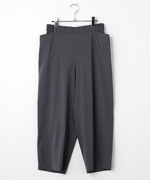 greennout / グリーンノート その他パンツ | 冷感ストレッチブロードガウチョパンツ(ダークグレー)