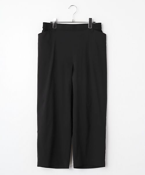 greennout / グリーンノート その他パンツ | 接触冷感ストレッチブロードガウチョパンツ(ブラック)