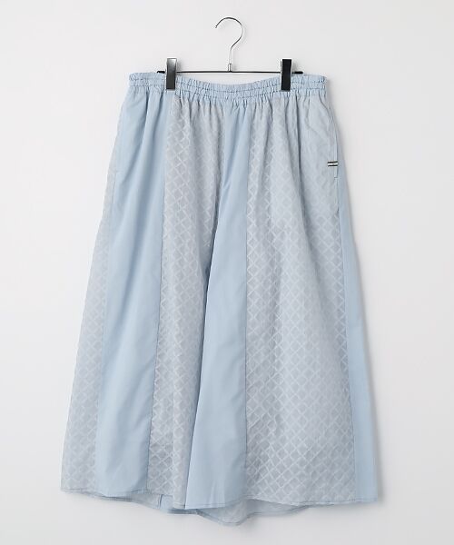greennout / グリーンノート その他パンツ | 塩縮プリントスカウチョ（ライトブルー）