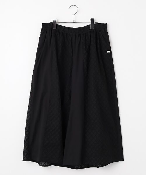 greennout / グリーンノート その他パンツ | 塩縮プリントスカウチョ（ブラック）