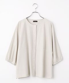 greennout / グリーンノート カットソー | カットジョーゼットカーディガン