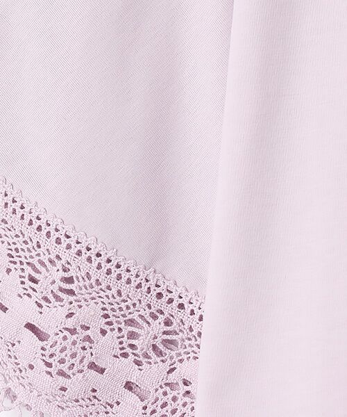 greennout / グリーンノート カットソー | 接触冷感天竺袖レースカットソー | 詳細4