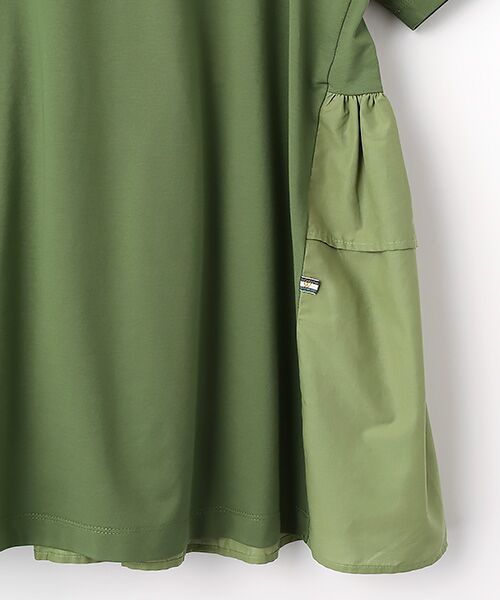 greennout / グリーンノート カットソー | 接触冷感後ろフリルチュニック | 詳細3