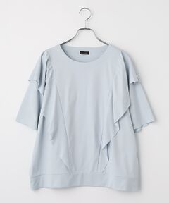 greennout / グリーンノート カットソー | 冷感抗菌　フリルカットソー